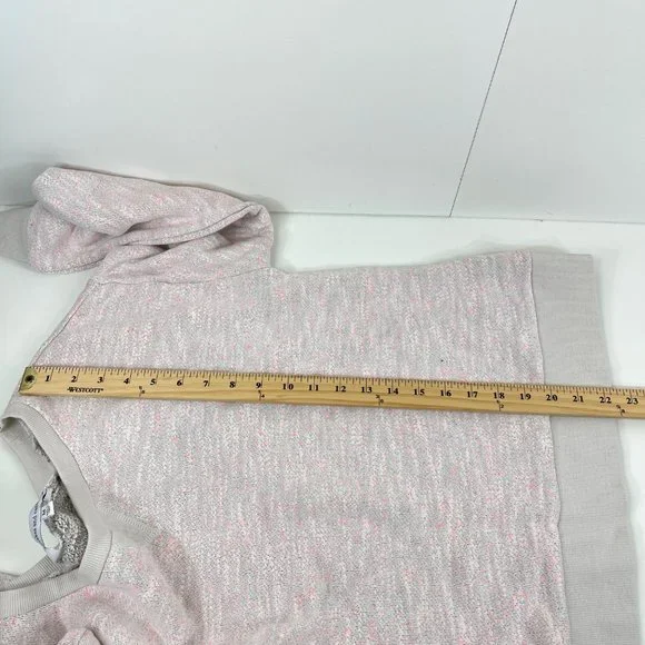 Cupcakes and Cashmere Pink/Gray/Blue Teo Space Dyes Knit Sweatshirt Size Medium - Picture 7 of 8